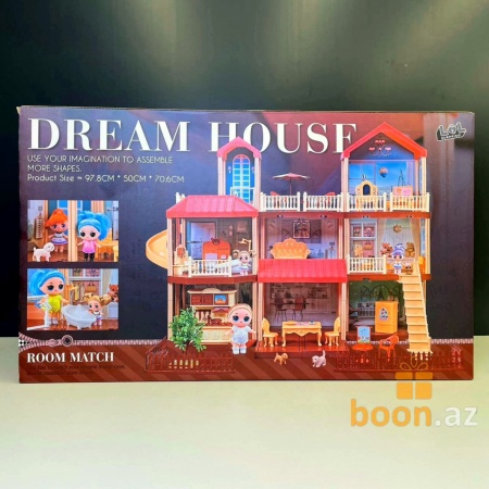 Многоэтажный кукольный домик "Дом мечты" Dream House